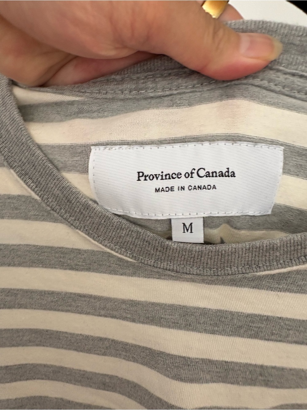 Province of Canada | Striped Crew Neck Tee - Picture 3 of 3